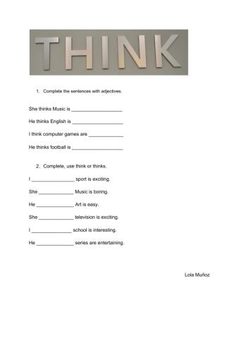Think - Thinks