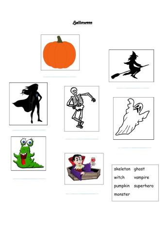 Halloween Vocabulary