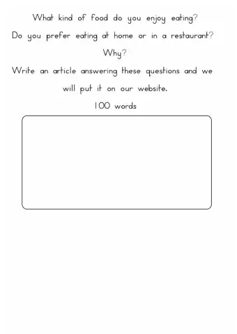 B1 Preliminary exam writing task