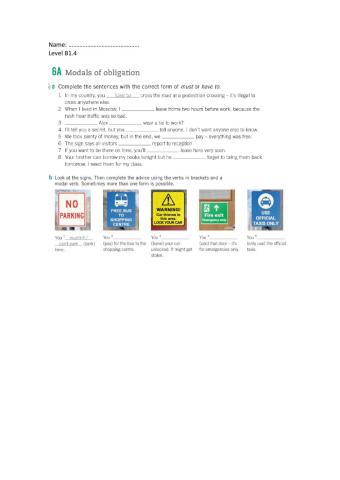 Modals of obligation