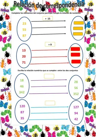 Relación de correspondencias