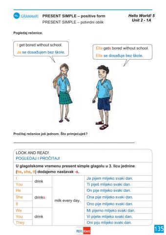 HW5-SEN-U2-L1A-3-Back to school-Present Simple