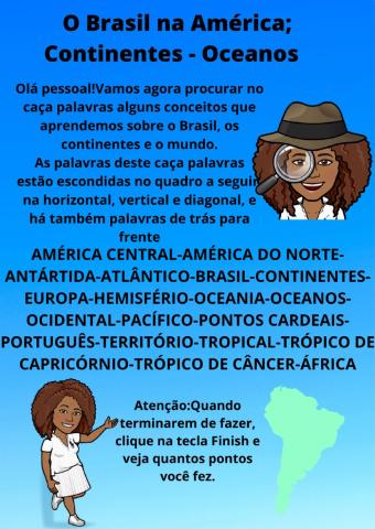 Brasil na América, Continentes Oceanos