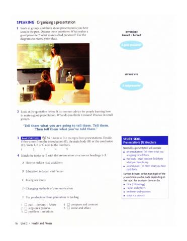 Organising Presentations