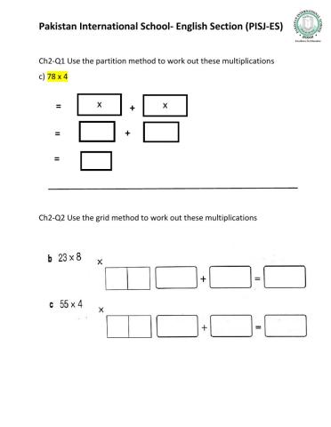 Multiplying a 2-digit number