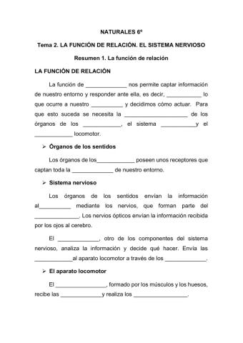 La función de relación