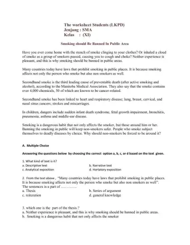 Analytical exposition text