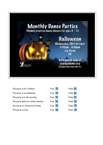 A Halloween Party Poster