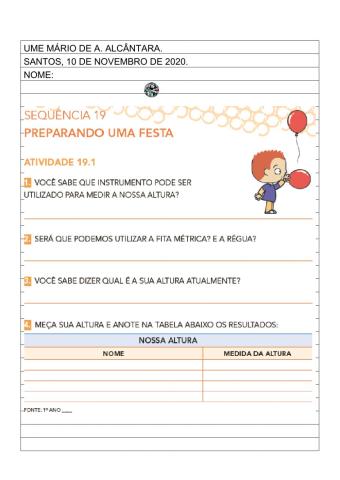 Medidas de comprimento