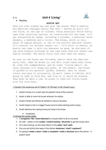 Unit 4- Focus 2- 3°A