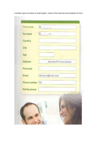 A girl from Brazil studies English in the UK