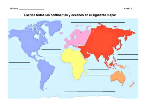 Continentes y océanos