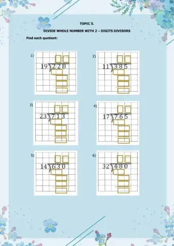 Phép chia số tự nhiên
