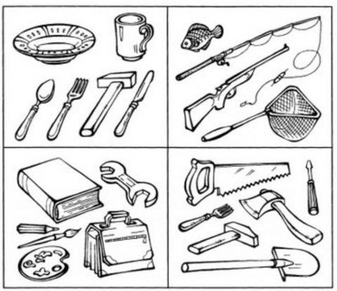 Отметь лишний предмет