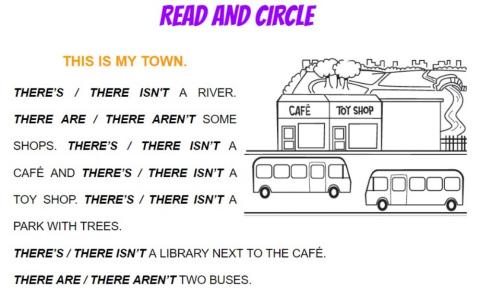 Read and circle