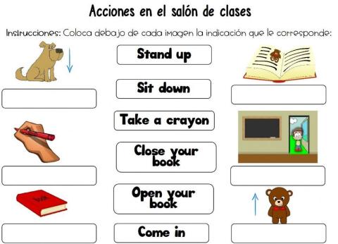 Acciones en el salón de clases