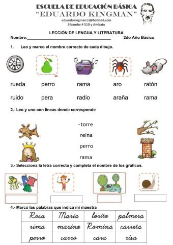 Leccion de r suave y fuerte