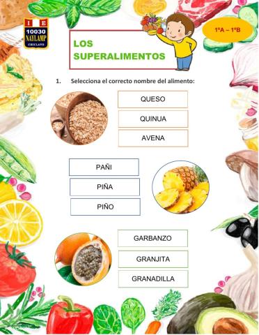 Los alimentos