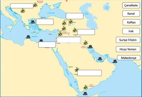 1.Dünya Savaşı Cepheler