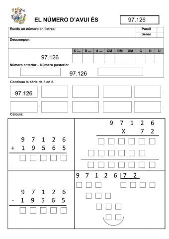 El número d'avui ...3