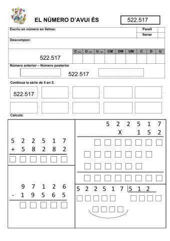 El número d'avui ...4