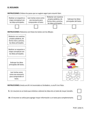 El resumen.