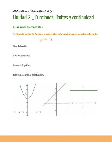 Funciones elementales