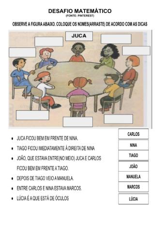 Desafio - raciocínio lógico