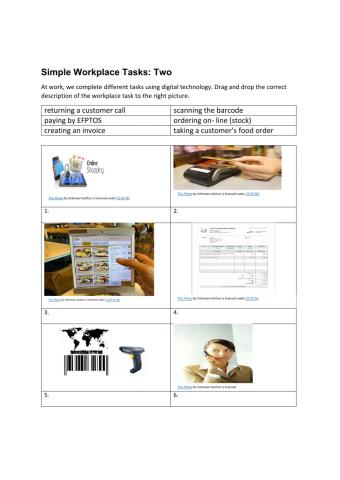 Workplace Tasks Two