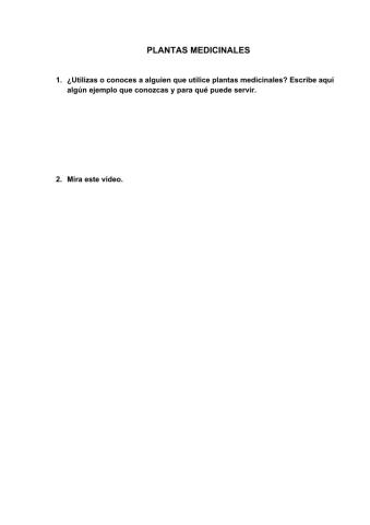 Plantas medicinales