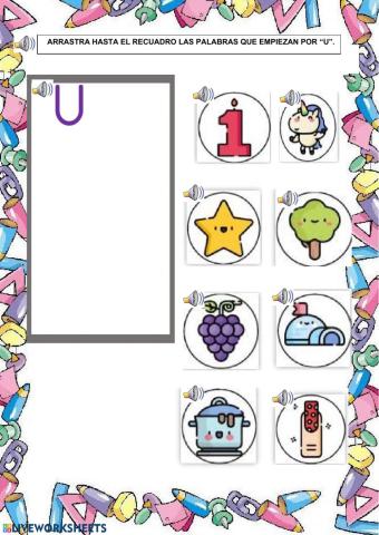 Conciencia fonológica -u-