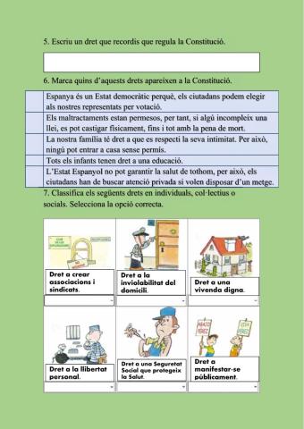 La Constitució Espanyola 3 i 4 adaptat
