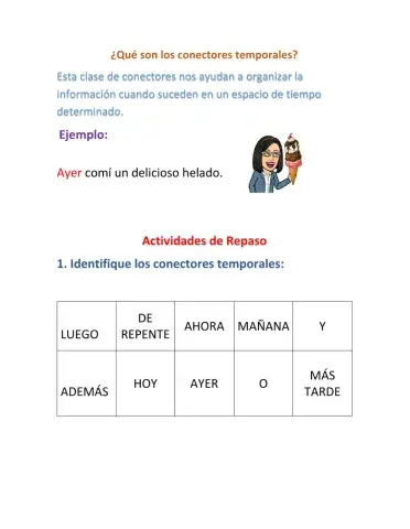 Conectores Temporales