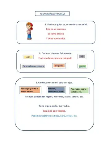 Descripcíon de personas