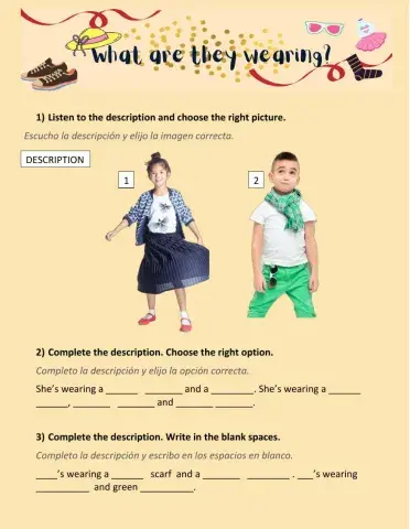 What are they wearing