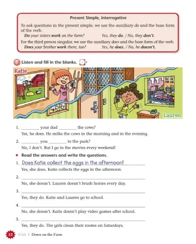 Present simple interrogative