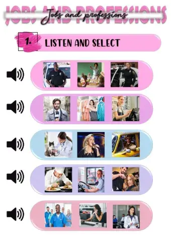 Jobs and professions