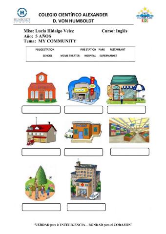 Places in my community