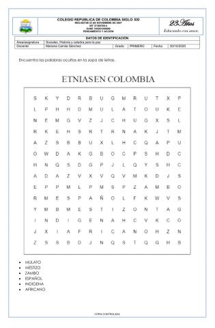 Etnias en colombia