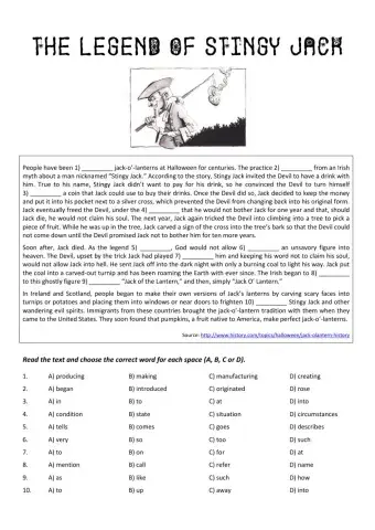 The legend of Stingy Jack