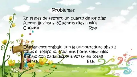 Situaciones problemáticas