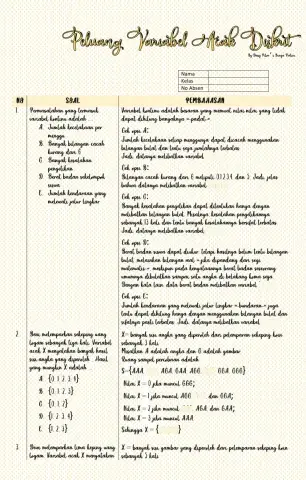 XII - peluang variabel acak diskrit