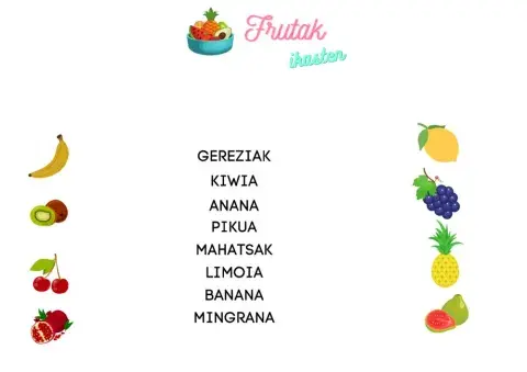 Frutak ikasten