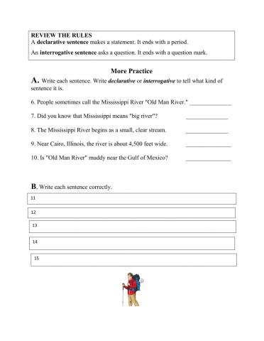 Declarative and Interrogative Sentences