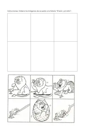 El león y el ratón