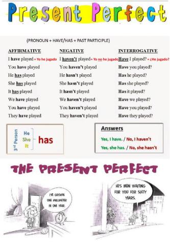 Present Perfect (regular verbs)