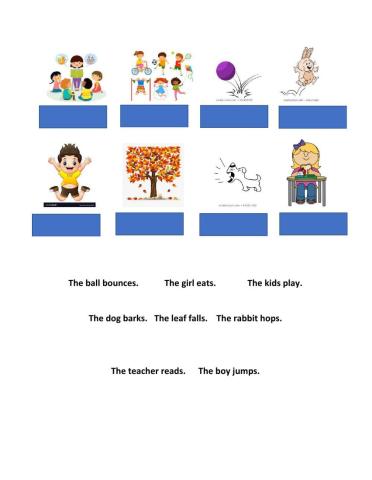 Basic noun verb sentences