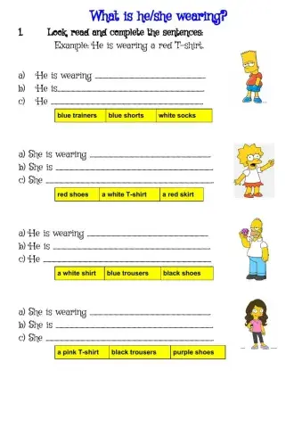 What is he-she wearing?