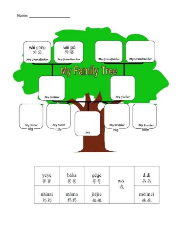 家庭树Family Tree