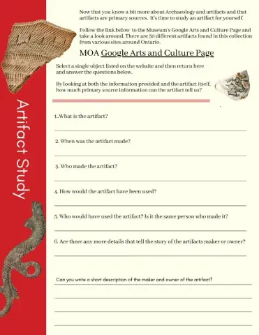 Exploring Historical Thinking - Artifact Study